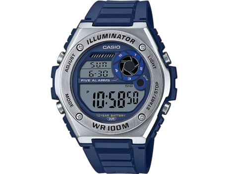 Reloj CASIO Hombre (Silicona - Azul)