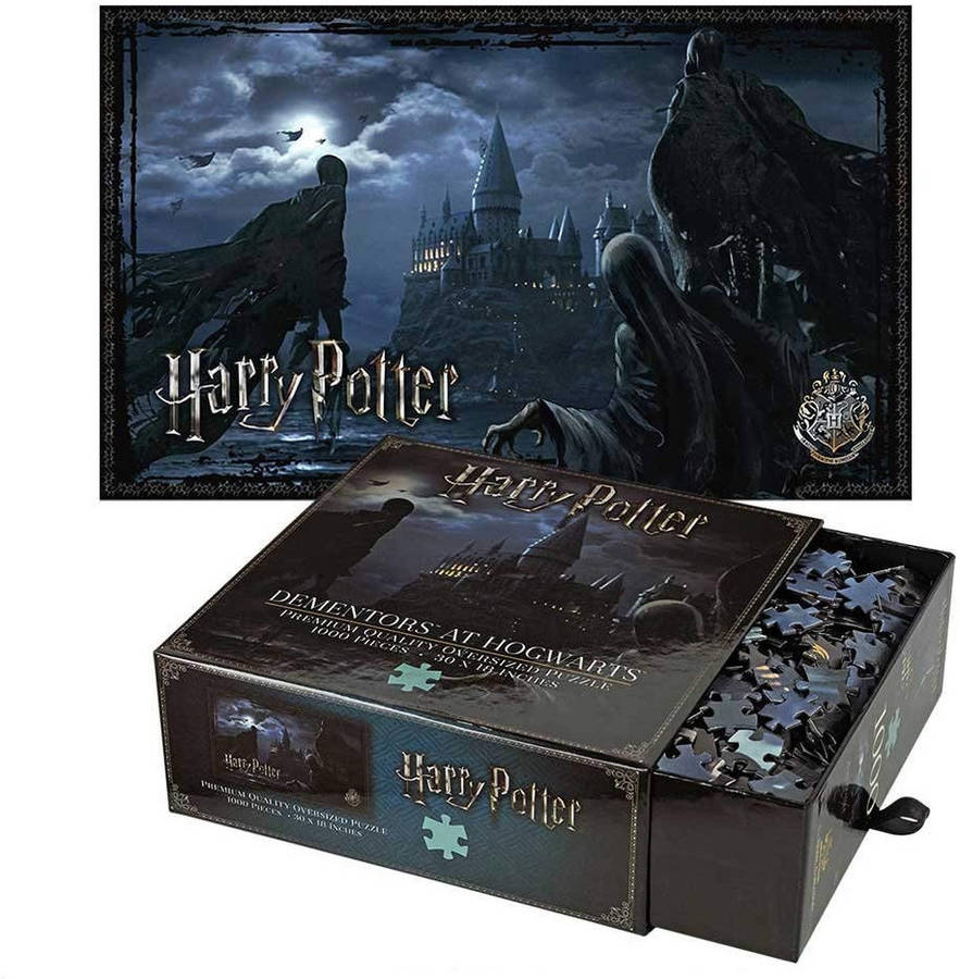 Puzzle HARRY POTTER Dementors en Hogwarts (1000 Piezas)