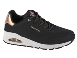 Zapatillas SKECHERS Uno-Shimmer Away 155196-BLK Mujer (39,5 - Negro)