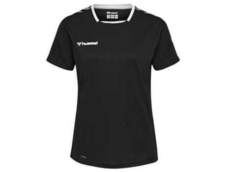 Camiseta de Mujer para Fútbol HUMMEL Authentic Poly Negro (S)