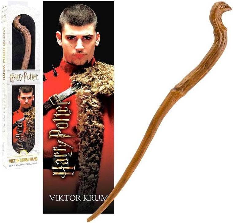 Varita NOBLE COLLECTION 3D Victor Krum Harry Potter