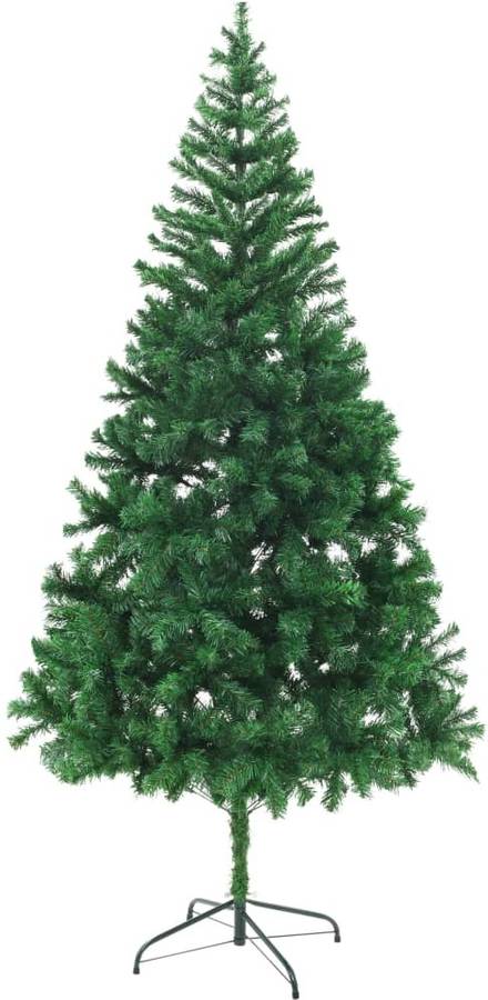 Árbol de Navidad VIDAXL con Luces LED (Verde - 105x210 cm)