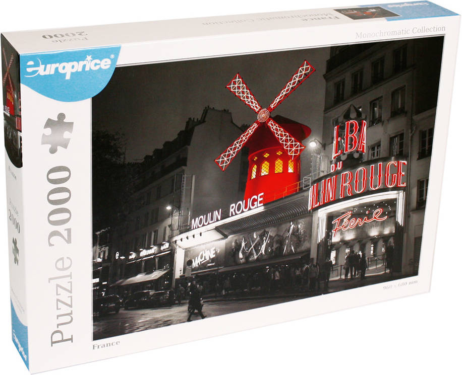 Puzzle EUROPRICE Monochromatic Collection - France (Edad Minima: 18 años - 2000 piezas)