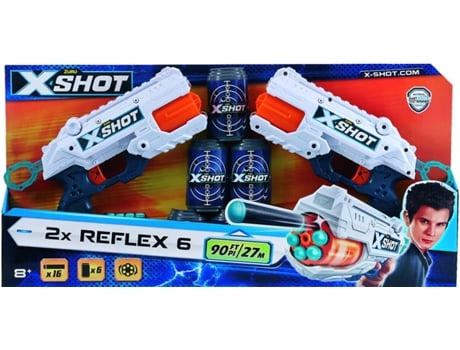 Lanzador X-SHOT 2x Reflex 6 (Edad Mínima: ‍8)