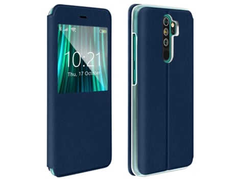 Funda Xiaomi Redmi Note 8 Pro AVIZAR FOLIO-SVIEW-NT-N8P Azul