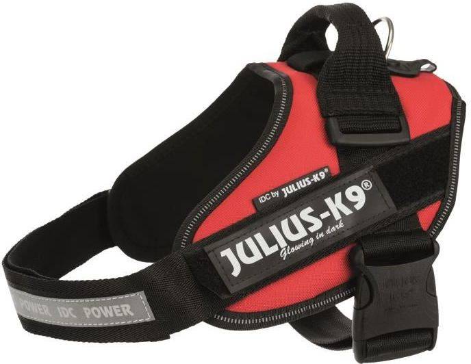 Arnés para Perros JULIUS K9 (Rojo - 58-76x4cm - Nylon - M - Porte Medio)