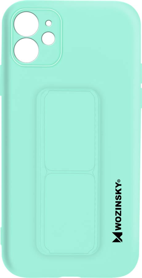 Funda Apple Iphone 12 pro wozinsky con soporte plegable azul silicona