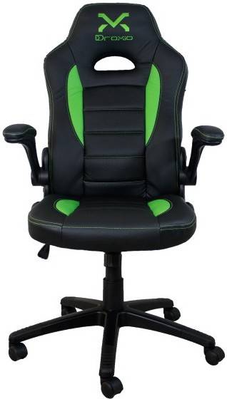 Silla Gaming DROXIO Trounvalue (Hasta 120 Kg - Negro y Verde)