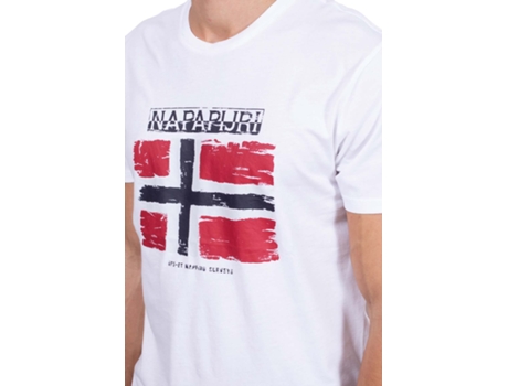 Camiseta de Hombre NAPAPIJRI Blanco (S)