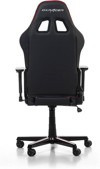 Silla Gaming DXRACER Prince Series P08-PV (Hasta 150 kg - Elevador a Gas Clase 4 - Negro y Rojo)