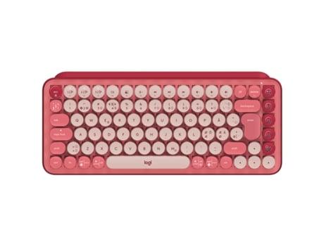 Teclado LOGITECH Borgoña,Rosa,Rosa