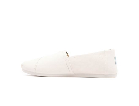 Alpargatas de Mujer TOMS Algodón Blanco (41)