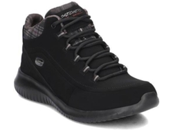 Zapatillas SKECHERS Nubuck Mujer (36 - Negro)