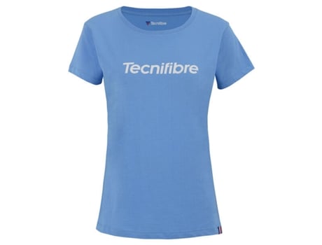 Camiseta de Mujer TECNIFIBRE Team Algodón Azul (S)