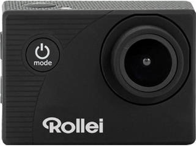 Rollei Actioncam 372 con resolución 1080p30 fps negro naranja en full hd 30fps 16mp wifi integrado gran angular 140º 372negro