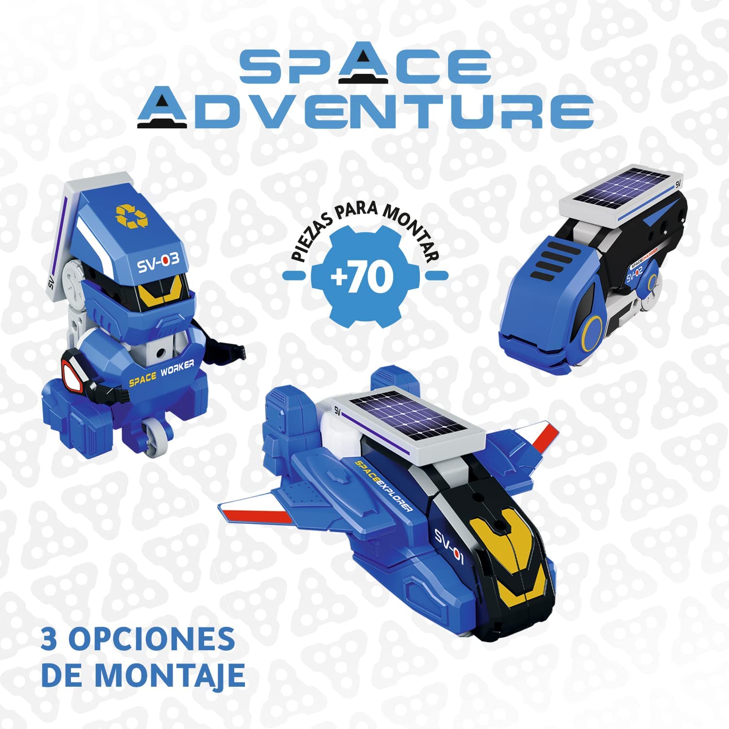 Robot XTREM BOTS Space Adventure 3 en 1 (Edad Mínima: 6 Años - 31x6,5x24,2 cm)