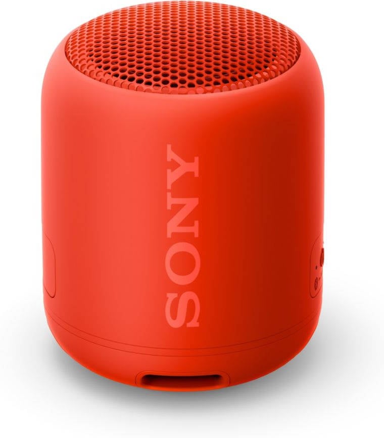 Altavoz Bluetooth SONY XB12 (Rojo - Autonomía: Hasta 16 Horas - Alcance: 10 m)