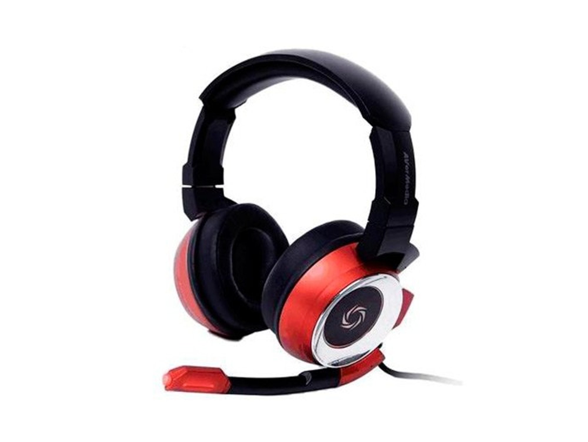 Auriculares Gaming AVERMEDIA SonicWave 7.1 Gh337 en Negro y Rojo