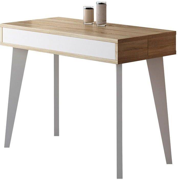 Mesa De Comedor skraut home newnordick240blso blanco mate roble cepillado melamina 146623963056 x 784 536 90 cm 2396cm