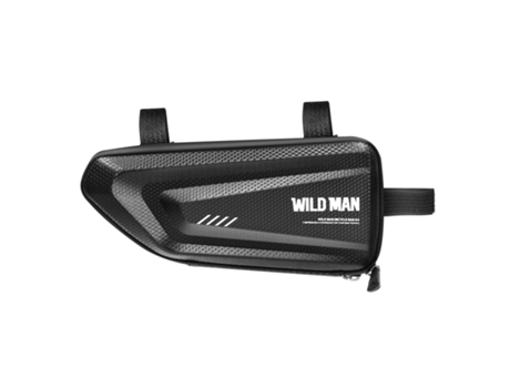 Bolsa Impermeable Bicicleta 1.5L Diseño triangular Efecto Carbono WILDMAN E4