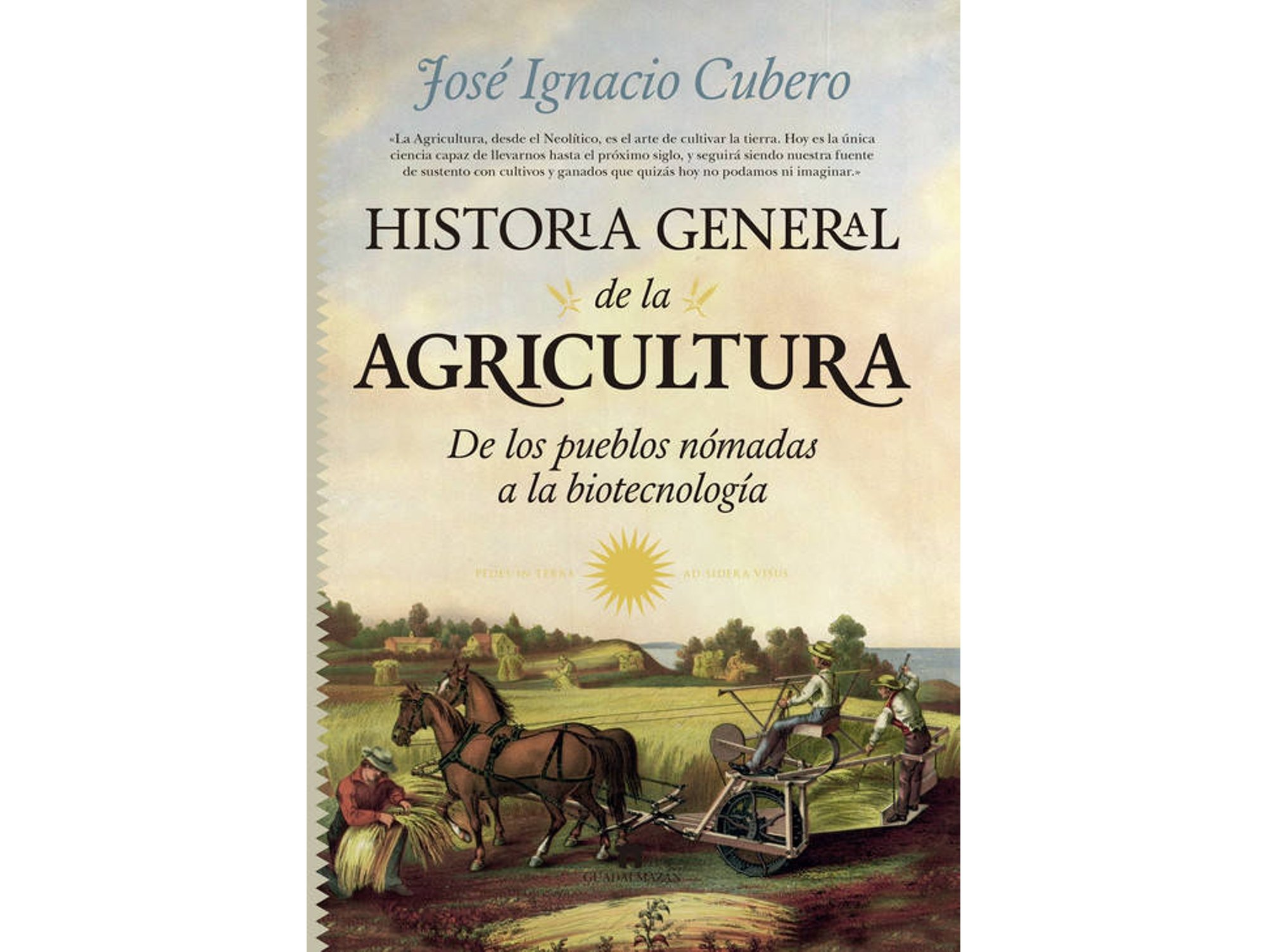 Libro Historia General De La Agricultura de José Ignacio Cubero Salmerón