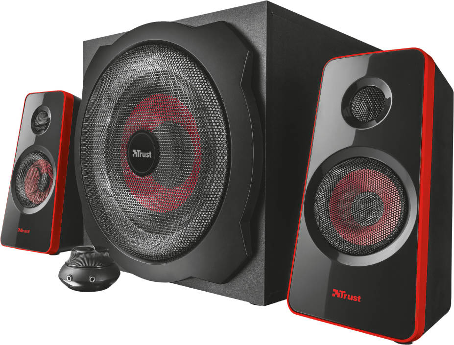 Trust GSP-421 conjunto de altavoces 120 W Negro, Rojo