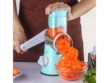 Cortador de Verduras, Rallador y Mandolina con Recetas y Accesorios 7 en 1  Choppie Expert InnovaGoods