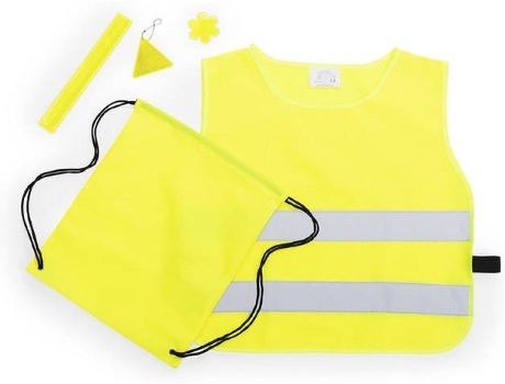 Set Niño Vital sport conjunto de reflectores gym 0.28x0.2x0.2mm amarillo