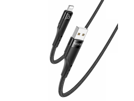 Cable Yesido Datos Carga Usb Negro