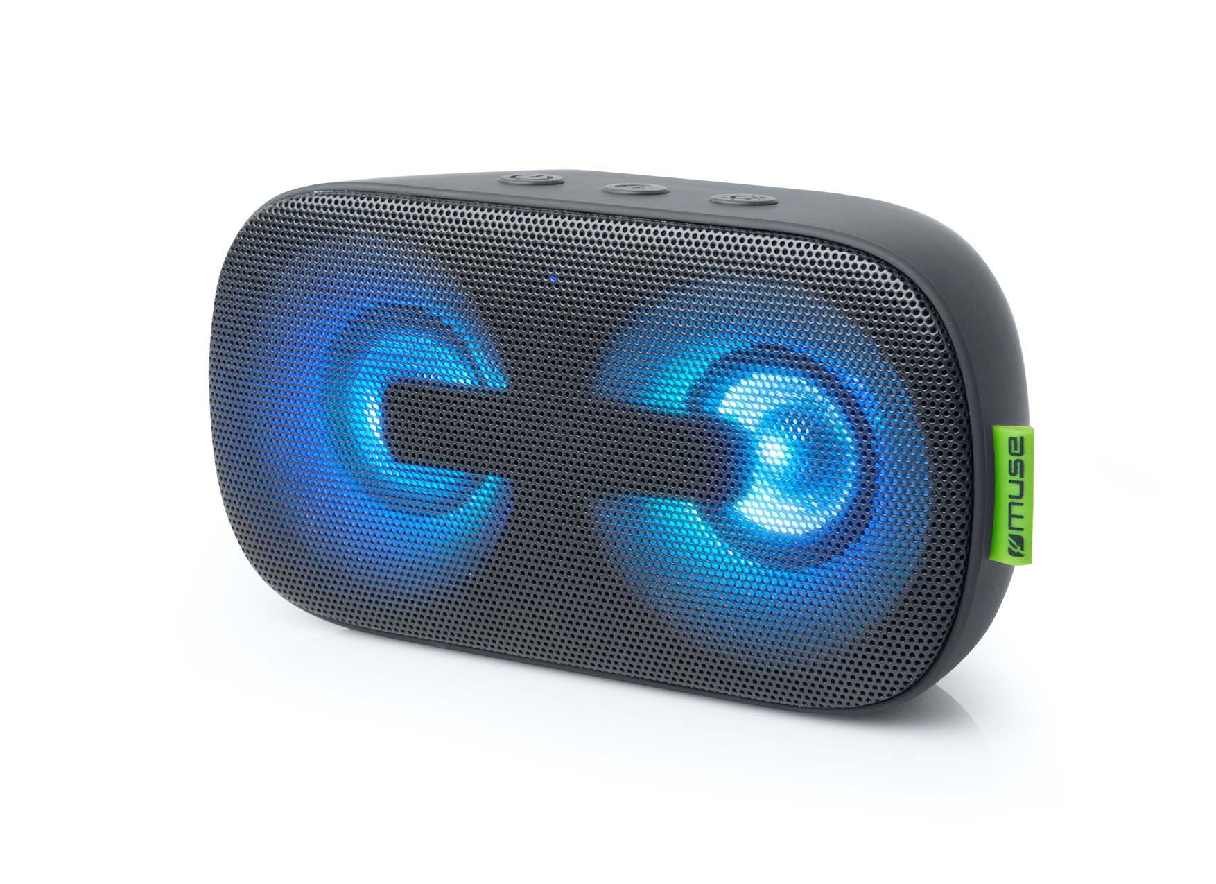 Altavoz Bluetooth MUSE M-370 Dj (Negro - 6 W - Alcance: 10 m)