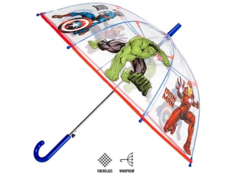 Paraguas PERLETTI Avengers Campana Antiviento (74 cm)