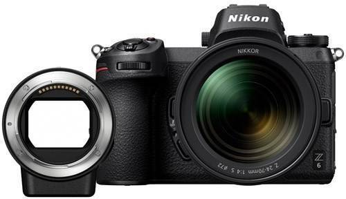 Cámara Mirrorless NIKON Z6 24-70MM + ADAPT (24.5 MP - Sensor: Full-Frame - ISO: 100 a 51 200)