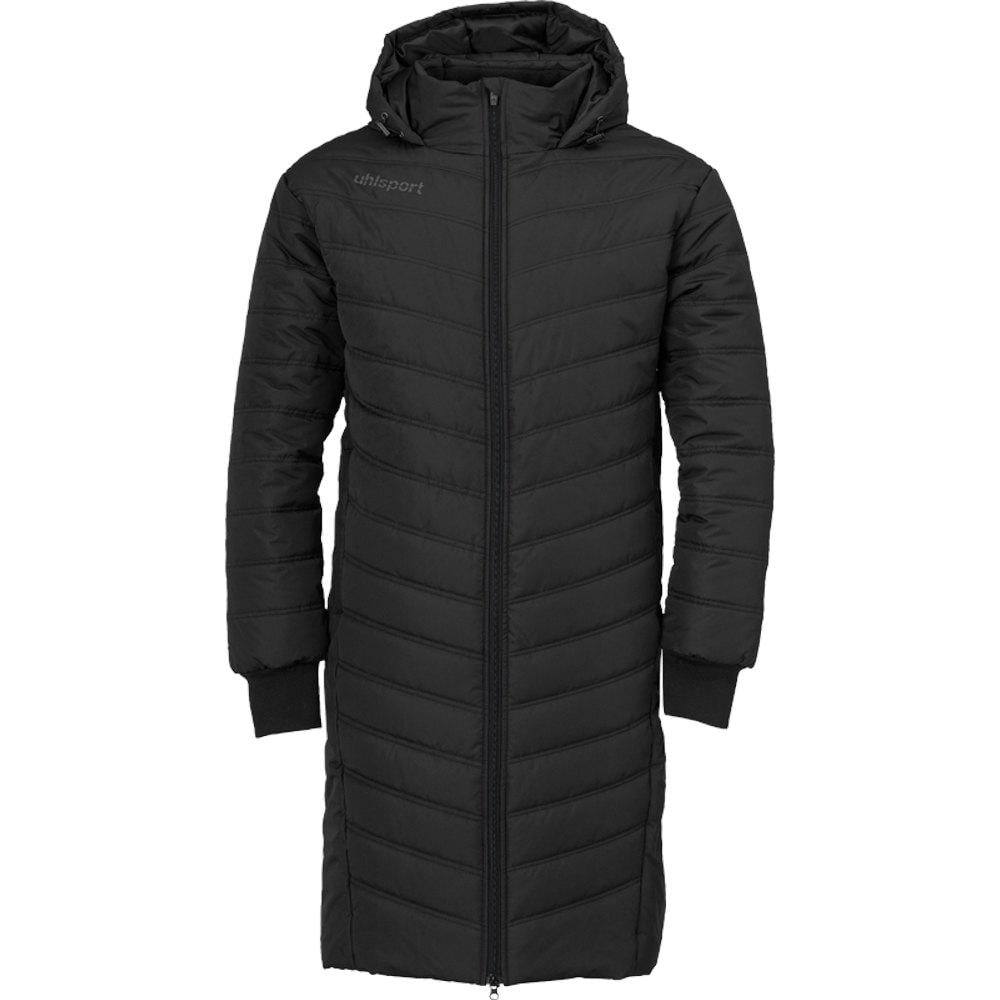 Essential Winter Bench jacket chaqueta de invierno con capucha para hombre abrigo uhlsport negro s