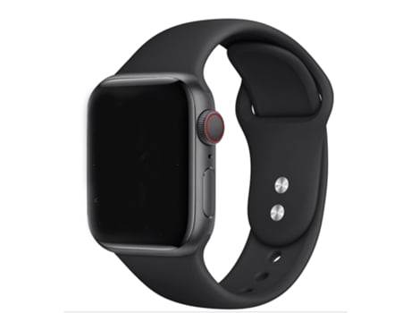 Correa SmoothSilicone para Apple Watch Series 9 - 45 mm - Negra