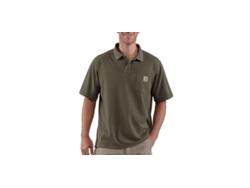 CARHARTT WORKWEAR Polo Work Pocket Verde