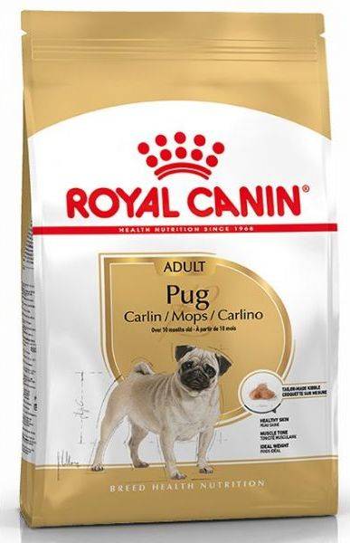 Pienso para Perros ROYAL CANIN (3Kg - Seco - Pug - Razas Pequeñas - Adulto)