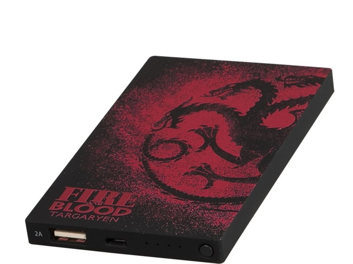 Powerbank TRIBE Targaryen (4000 mAh - 1 USB - MicroUSB - Multicolor)