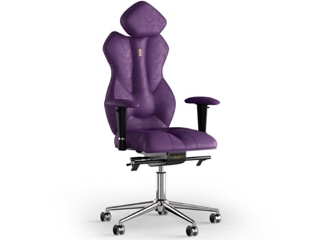 Silla de Escritorio Ergonomica KULIK SYSTEM Tejido Real (Antara - Violeta -130x50x50cm)