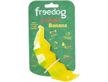 Banana Snack Holder Juguete 15,3 Cm FREEDOG