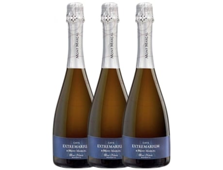 Espumante MONT MARÇAL Mont Marçal Extremarium Brut Nature Cava Reserva (0.75 L - 3 unidades)