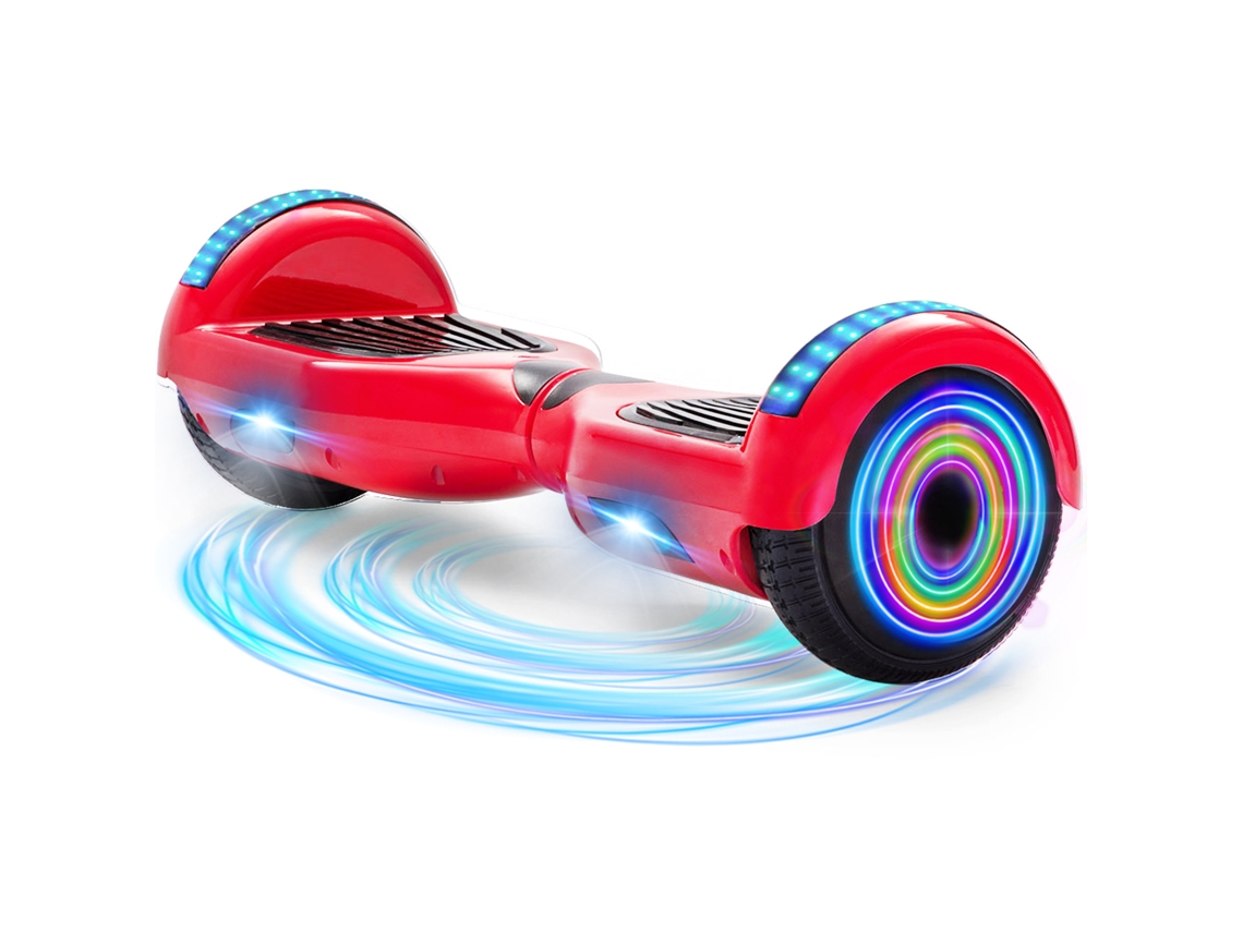 Hoverboard NEI-WAI z1+ Red para Niños (Columna Bluetooth
