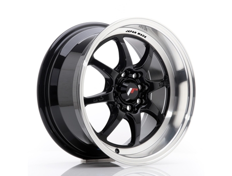 Llanta Japan Racing Tfii 15''X7,5 Et 10 4X100 4X114,3 Cb 73,1 Negro