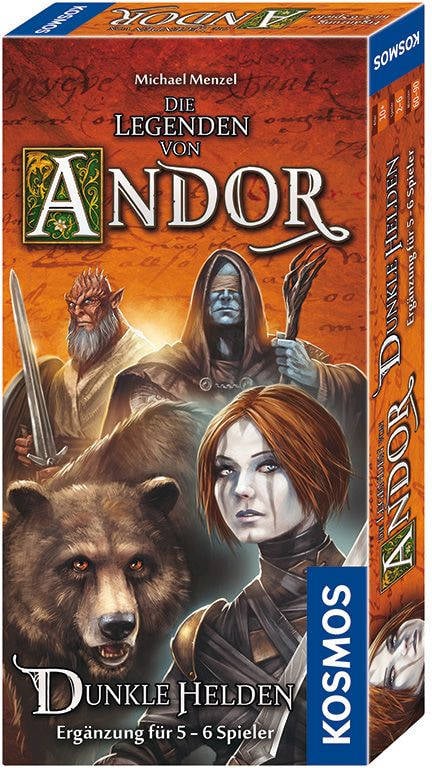 Expansión de Juego de Mesa KOSMOS Die Legenden von Andor - Dunkle Helden (Edad Mínima: 10)