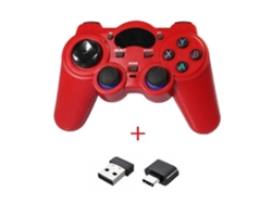 YIZHOOD Controlador USB 2.4G para Juegos PC Windows XP/7/8/10/Android/Ps4 & Steam Rojo