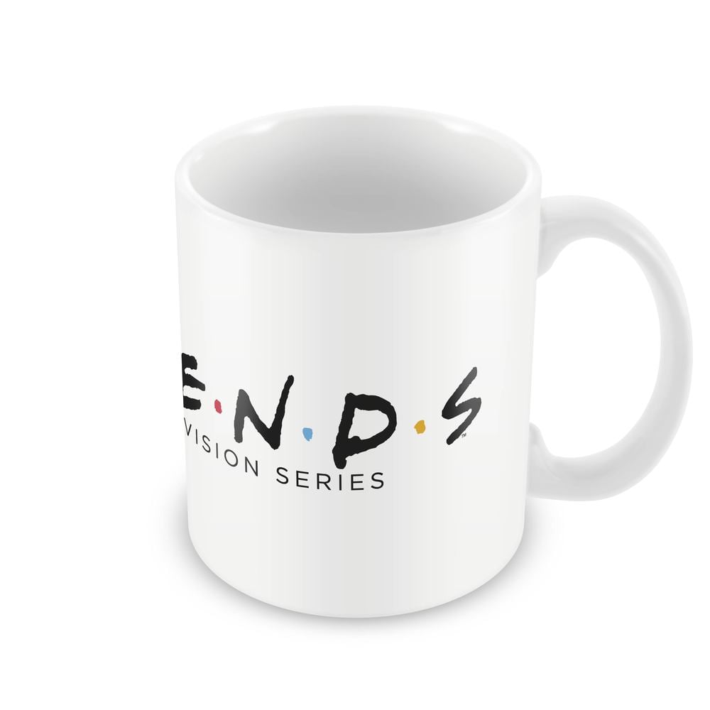 Taza Friends Logo serie desayuno 350ml te café licencia oficial blanco 350