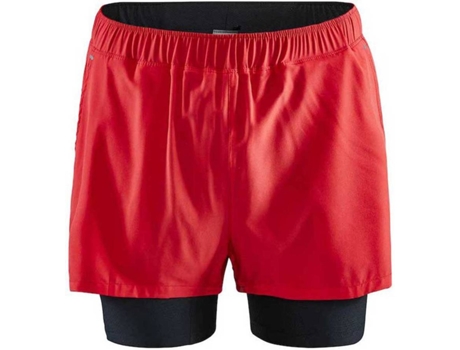 Pantalones para Hombre CRAFT Adv Essence 2 In 1 Rojo para Corrida (L)