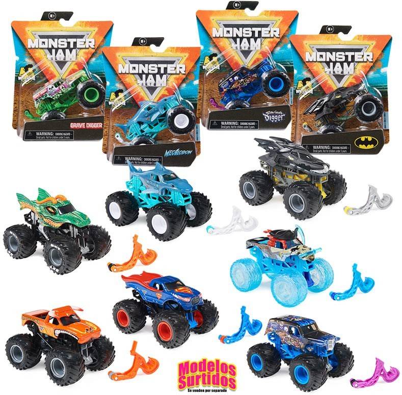 Coche MONSTER JAM  Die Cast 1:64 (Edad Mínima Recomendada: 3años - 1 Unidad - Envío Aleatorio)