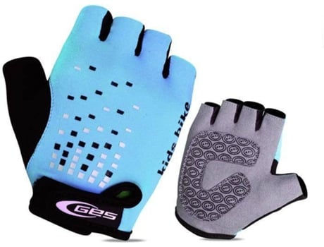 Guantes De Ciclismo ges kids bike talla t4 azul corto para bicicleta infantil 4