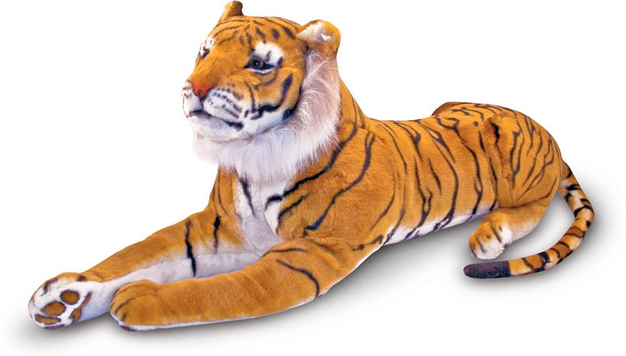 Melissa Doug Tiger giant leones y otros felinos grandes juguete de pluche multicolor 12103 colormodelo surtido