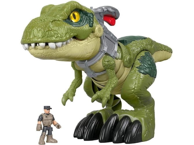 Imaginext Jurassic World tiranosaurio dinosaurio figura mattel mandibula